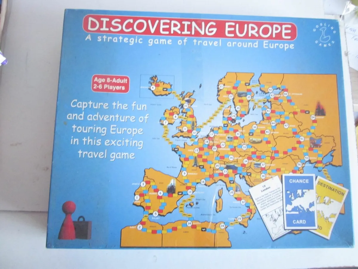 Discovering Europe Board Game - Image 1