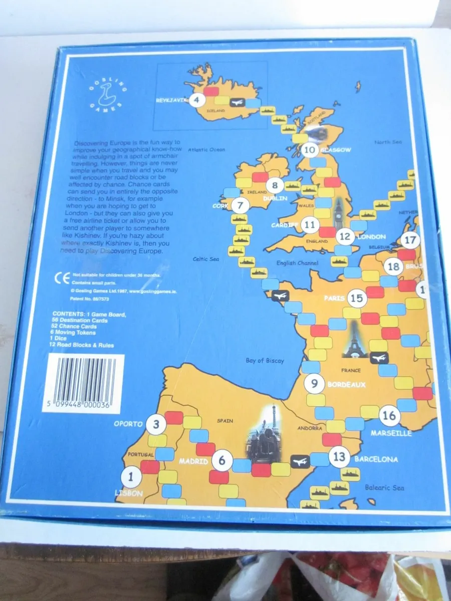 Discovering Europe Board Game - Image 2