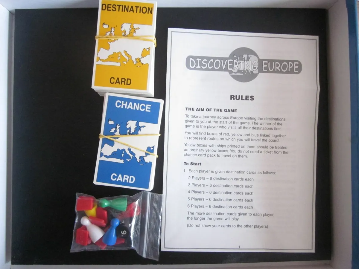 Discovering Europe Board Game - Image 3