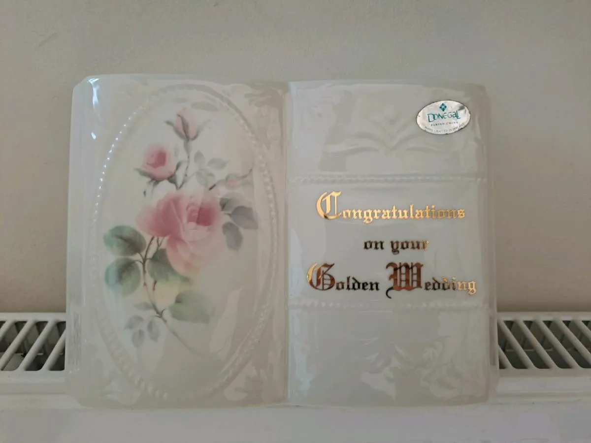 Donegal Parian 50th Wedding Anniversary book - Image 1