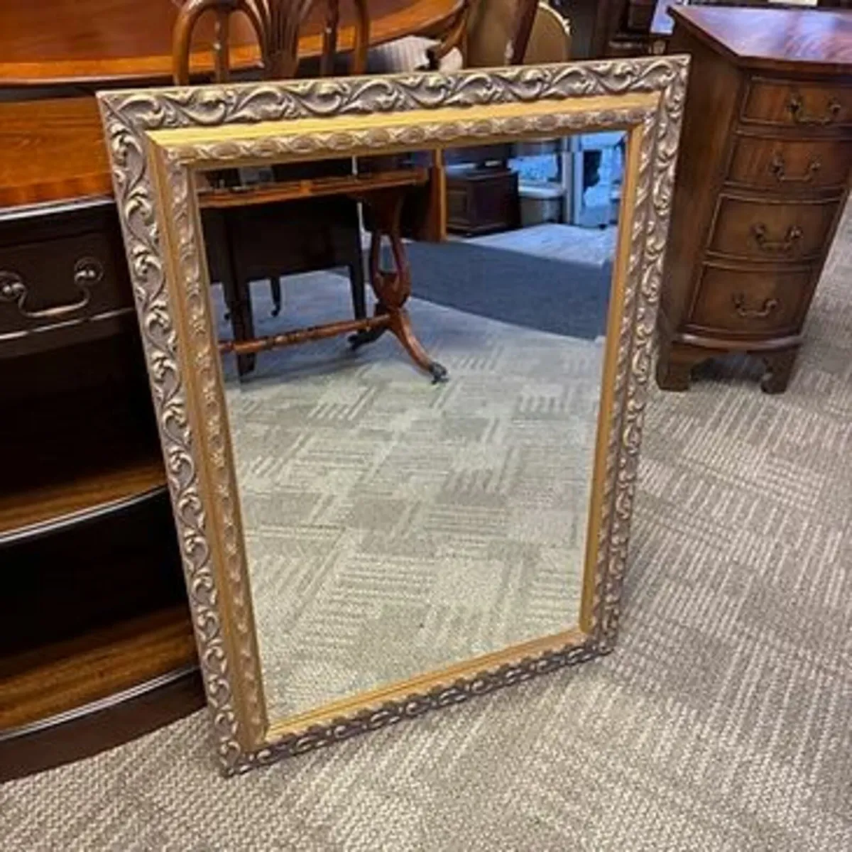 Beautiful floral ornate wall mirror