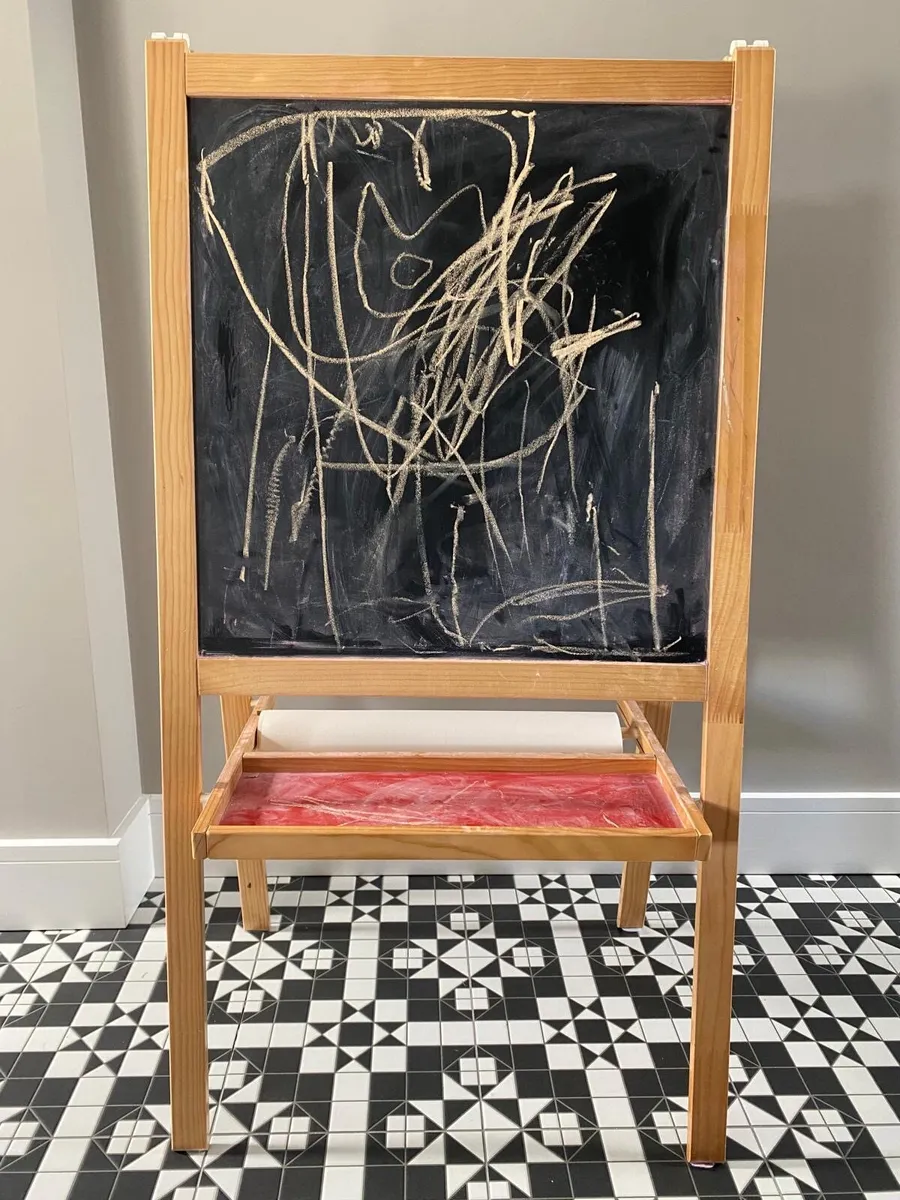 Kids blackboard easel - Image 1