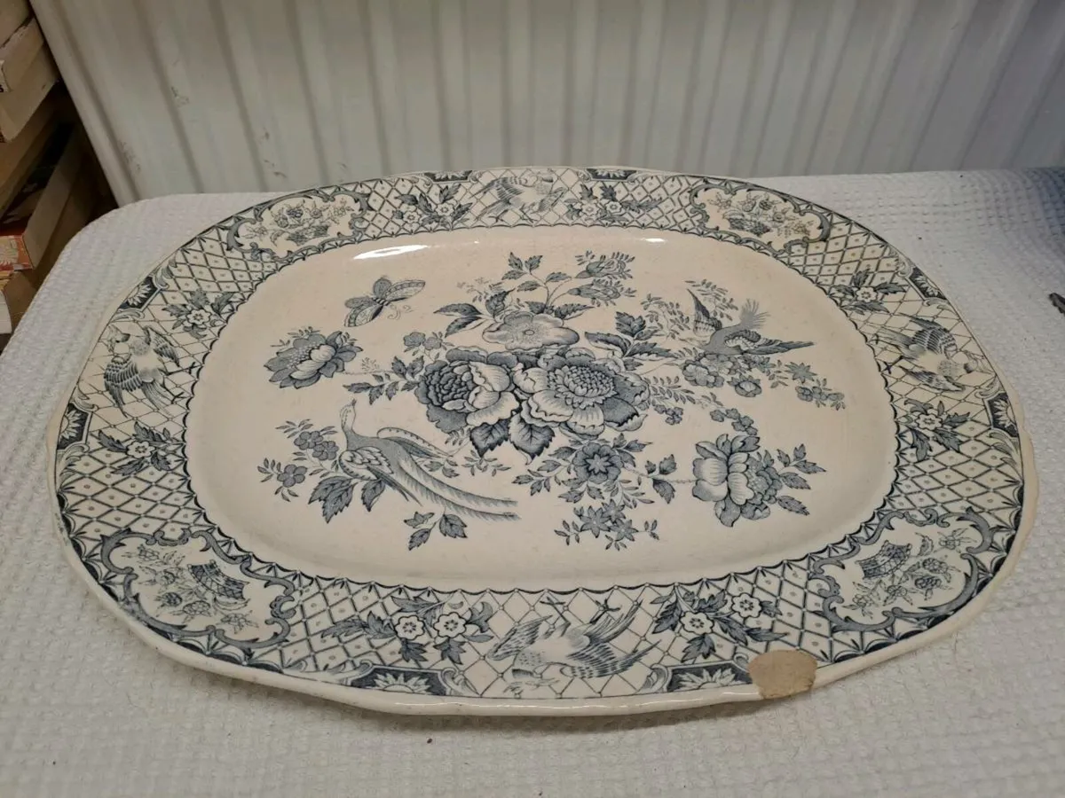 Antique Mason's serving platter - Image 1