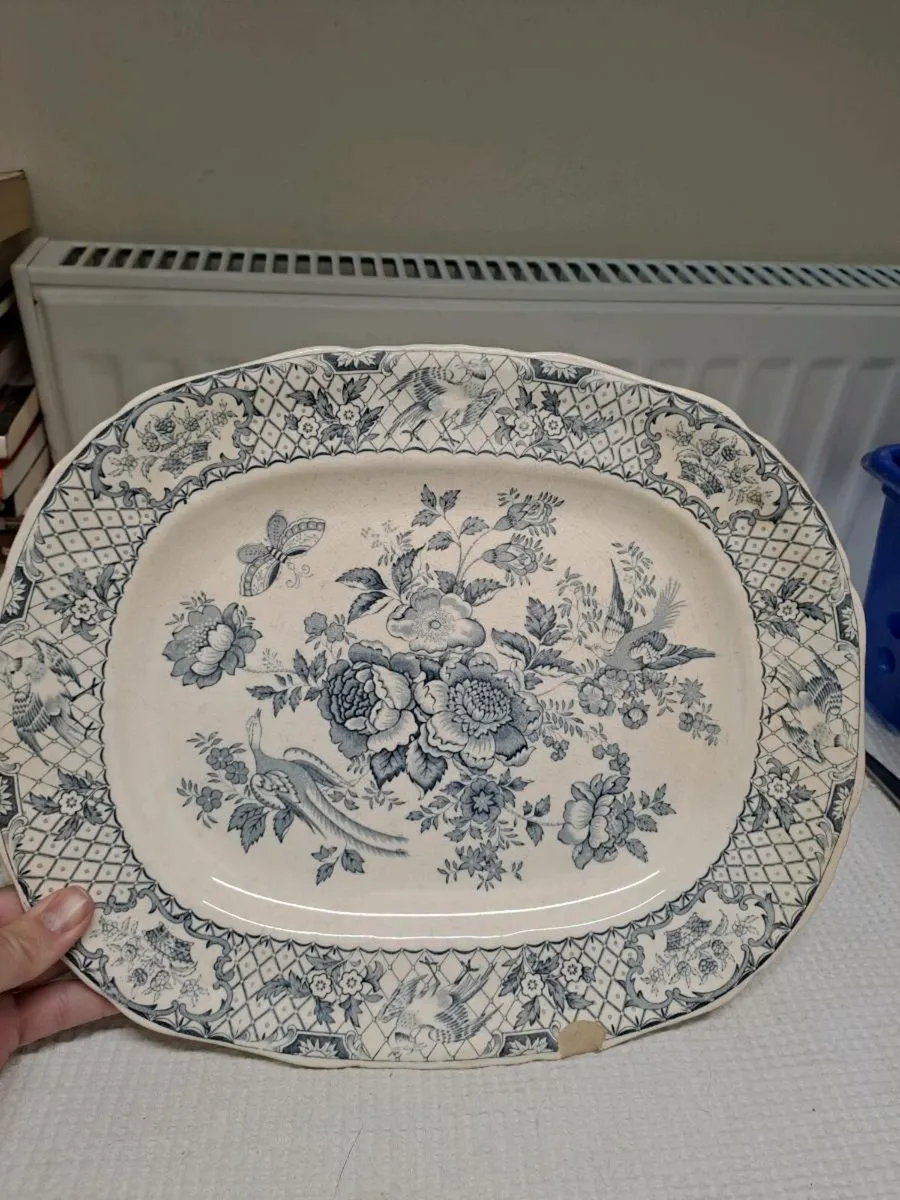 Antique Mason's serving platter - Image 2