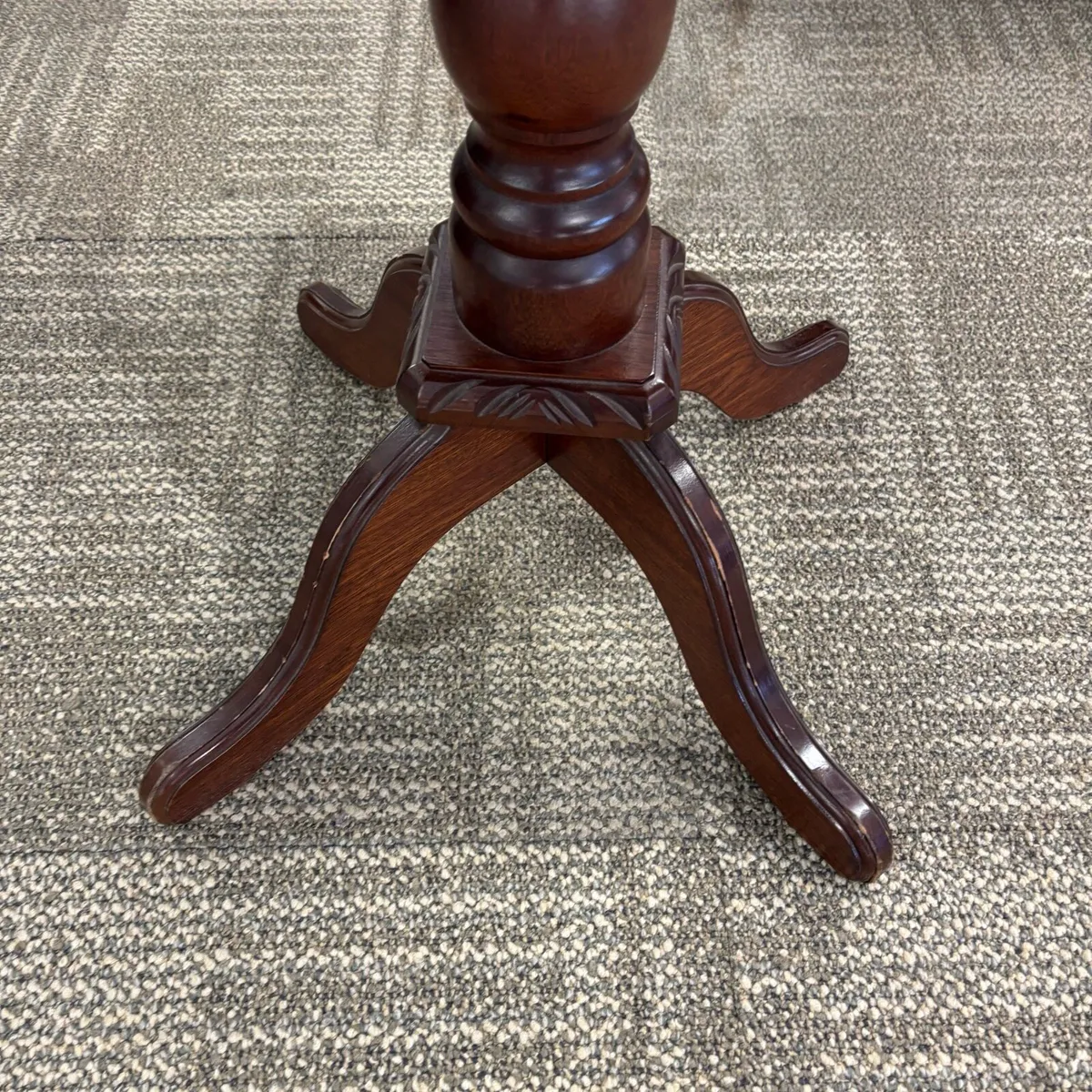 Mahogany console arch top & drawer table. Swipe fo - Image 3