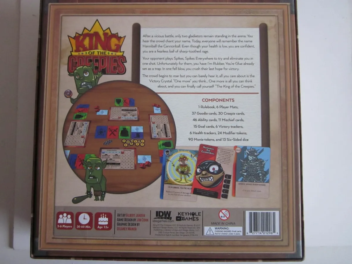King of the Creepies Board Game - Image 3