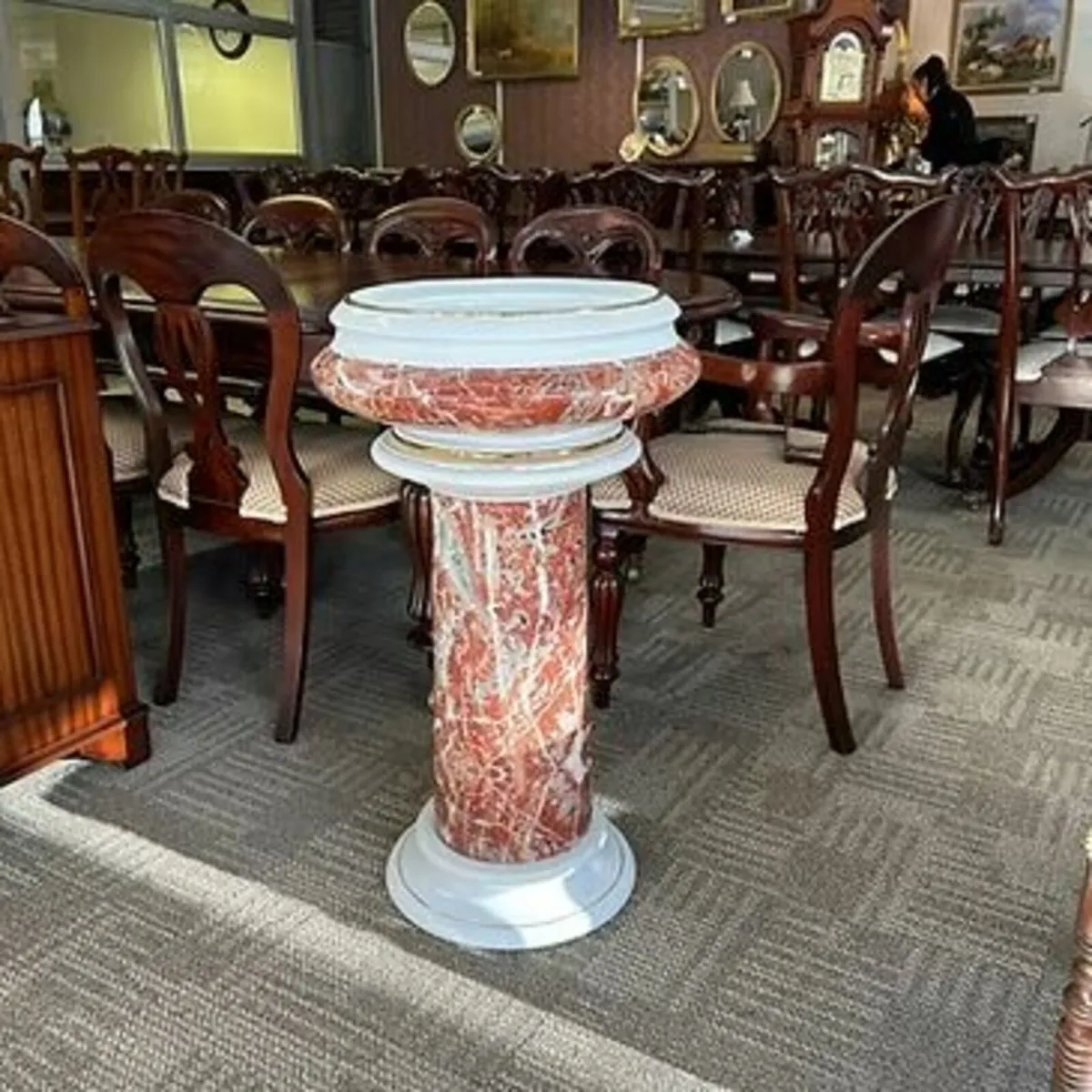 Late 20th century Alicante marble effect ceramic j