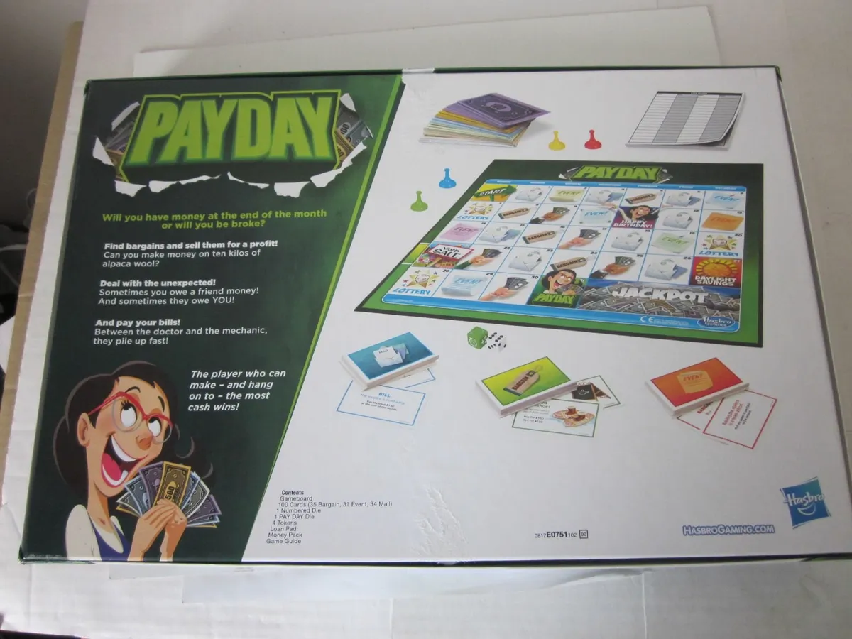 Payday Game Board by Hasbro 2016 Edition. - Image 4