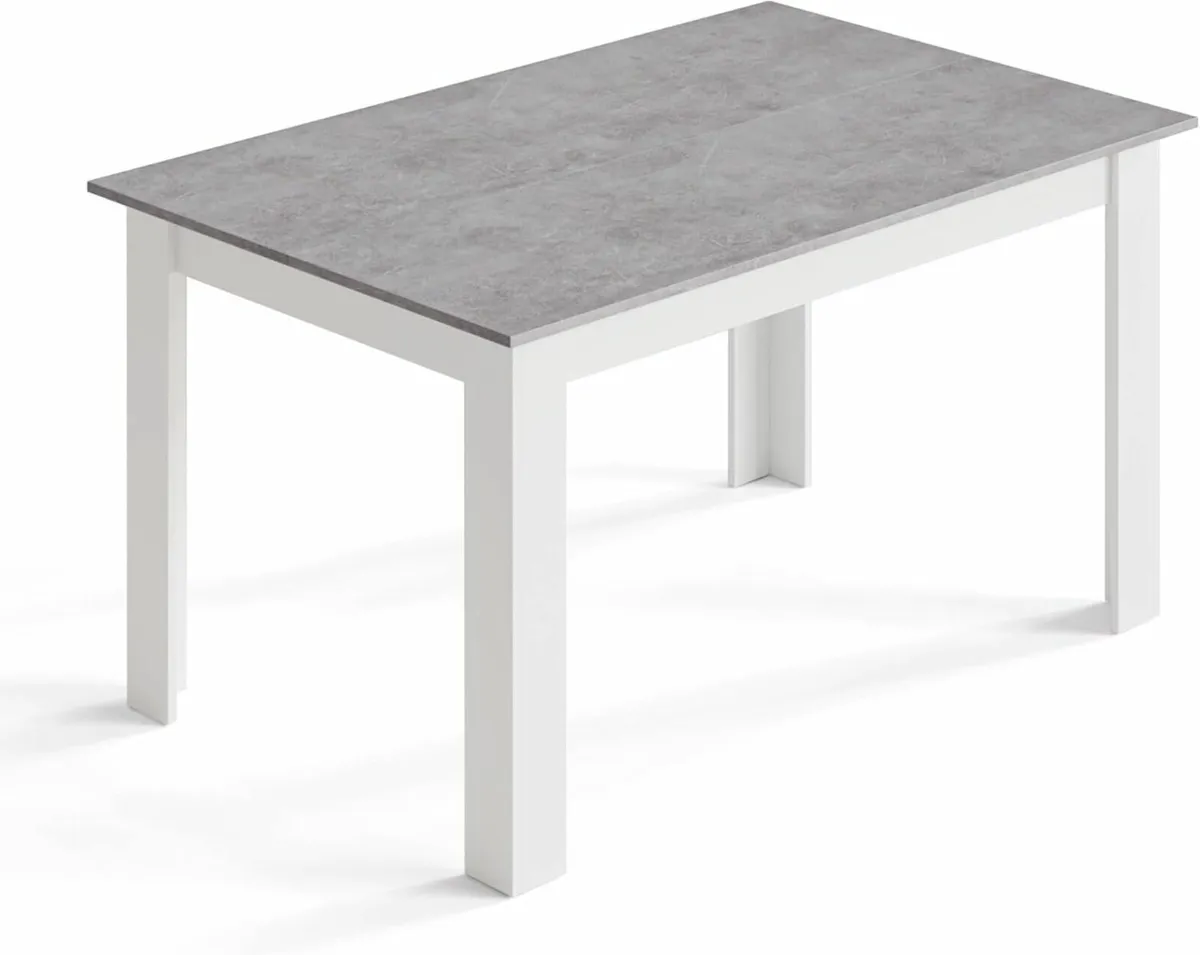 Wooden Kitchen Dining Table 138cm 4-6 People - Image 2