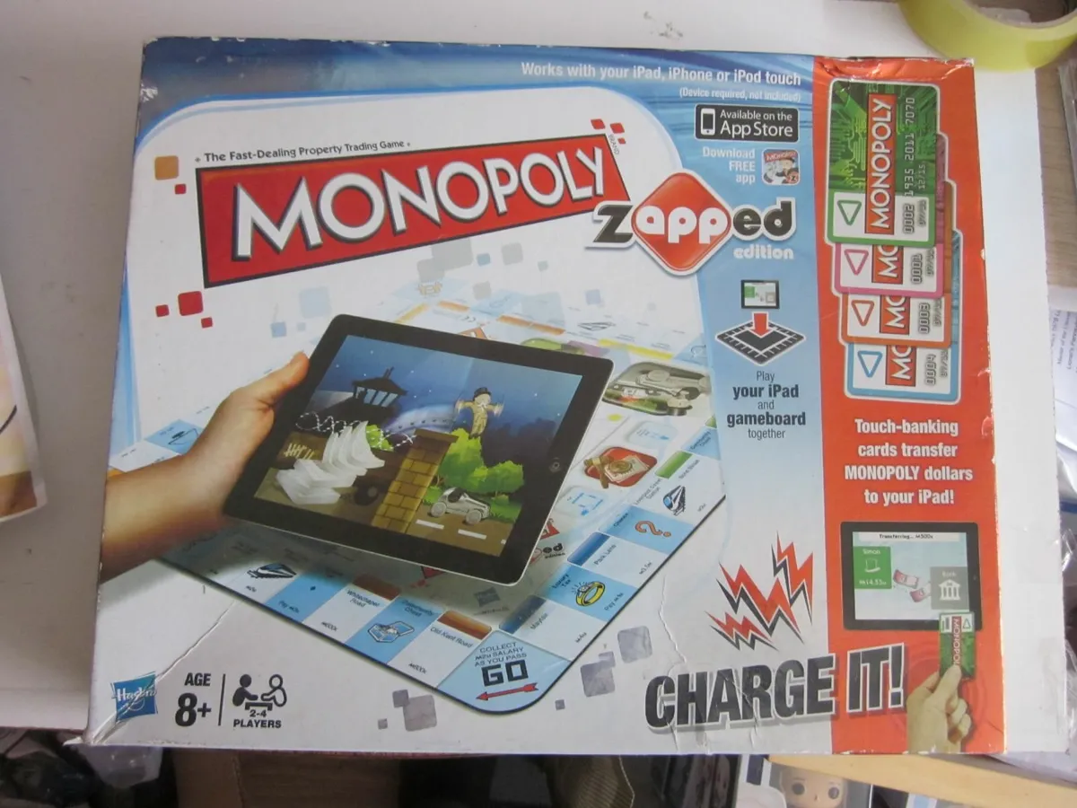Monopoly Zapped Edition Board Game - Image 1