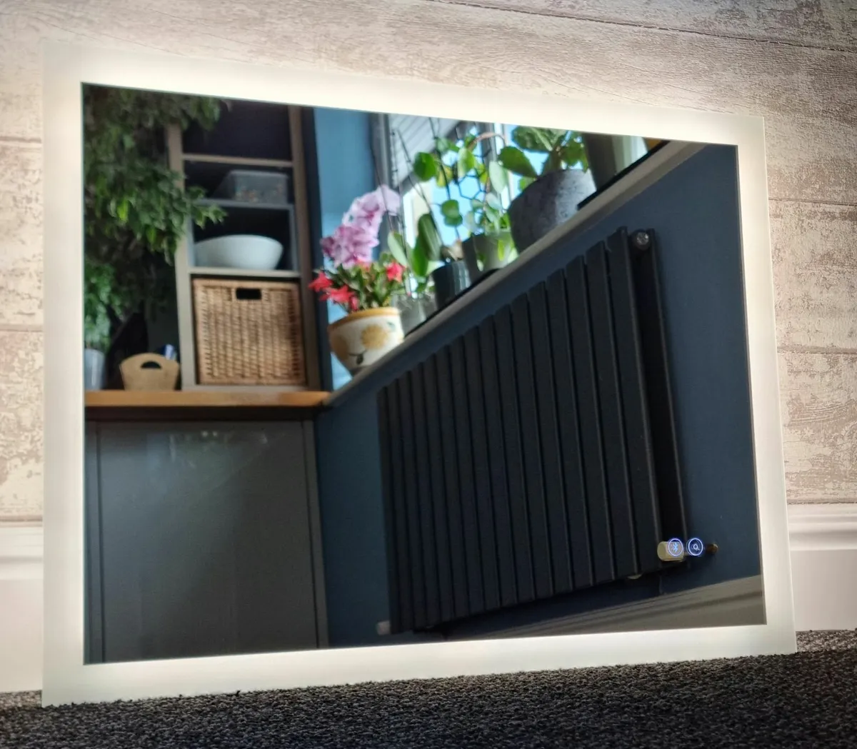 LED Mirror Makeup Vanity Demister Bluetooth - Image 3