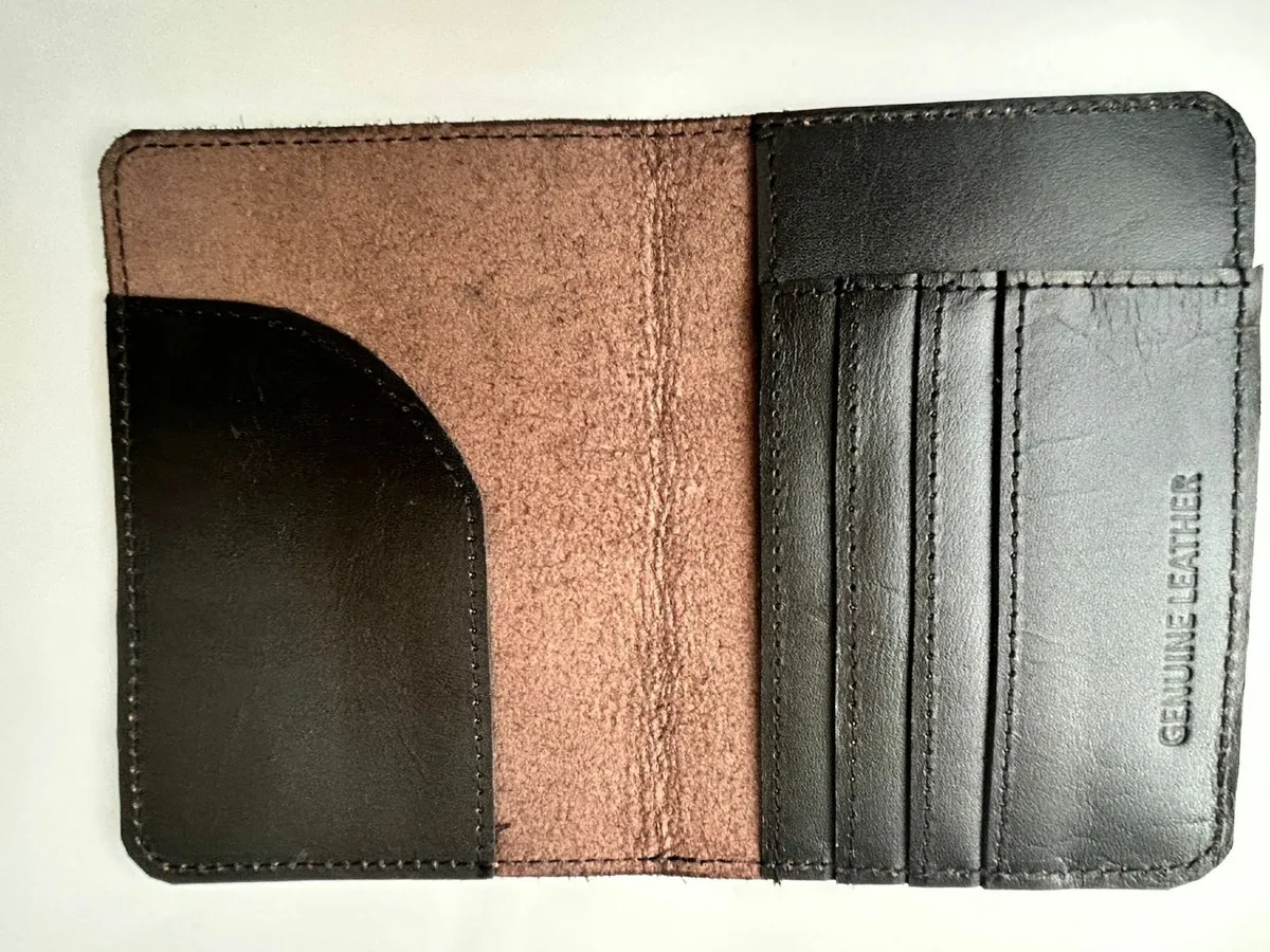 Genuine Leather RFID blocking passport holder - Image 1