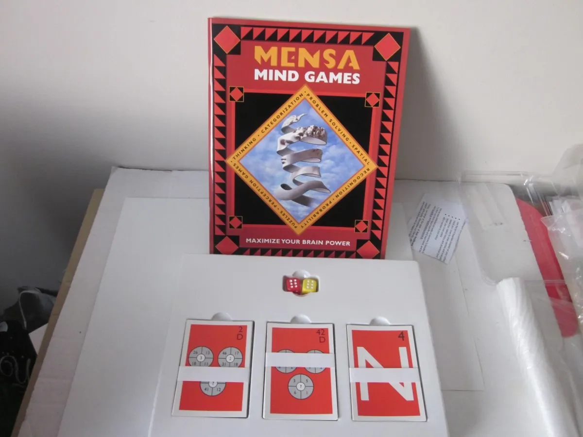 New Mensa Mind Games Pack by Robert Allen - Image 2