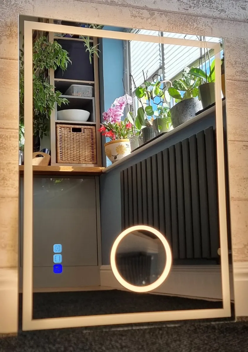 LED Bathroom Mirror Bluetooth Speakers Antifog - Image 4