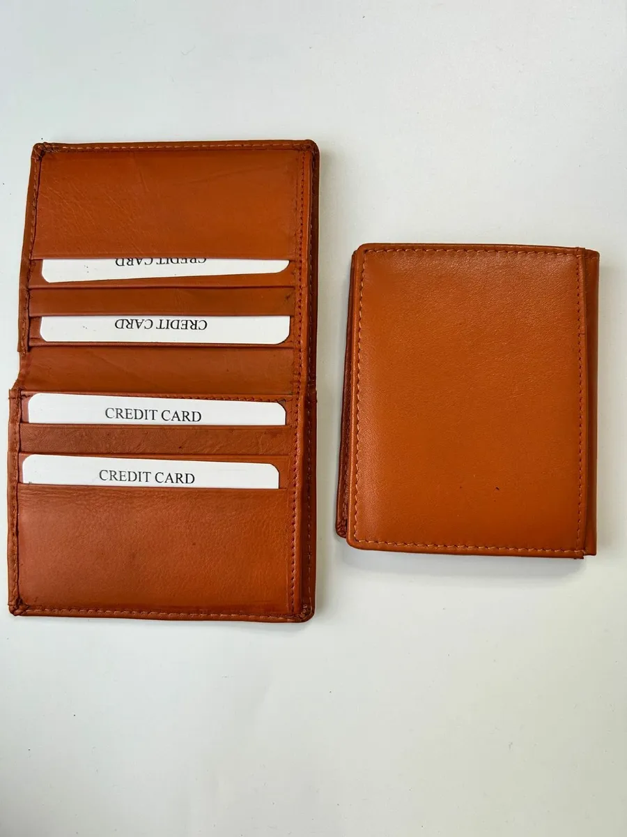 Brand New Genuine Leather  Slim Cardholder Wallet - Image 3