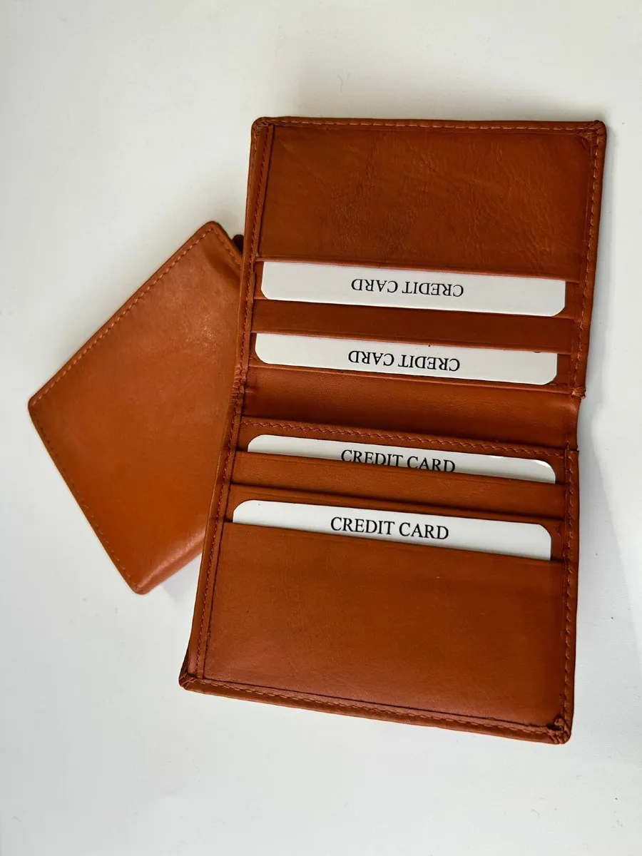 Brand New Genuine Leather  Slim Cardholder Wallet - Image 4