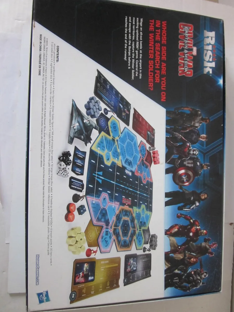 Risk Captain America Civil War Board Game. - Image 3