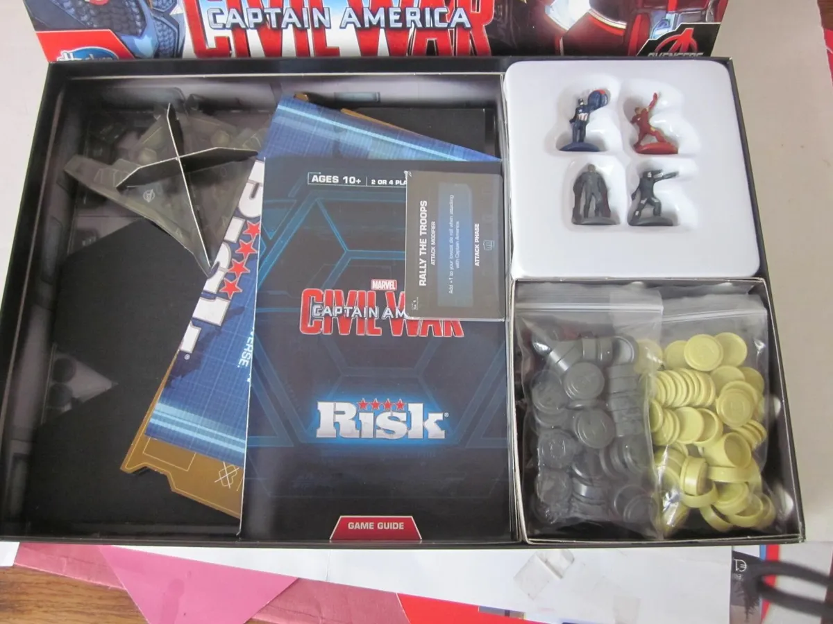 Risk Captain America Civil War Board Game. - Image 4