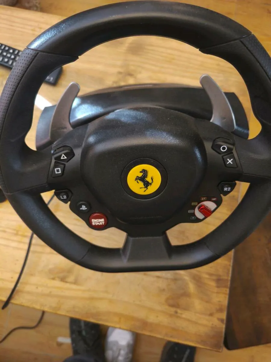 ADX Racing Seat with Thrustmaster Wheel and pedals - Image 4