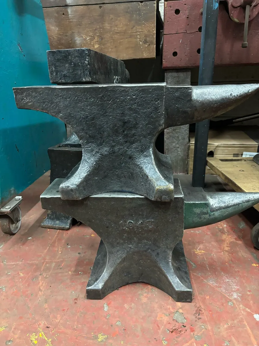 Sweedish and British anvils. - Image 2