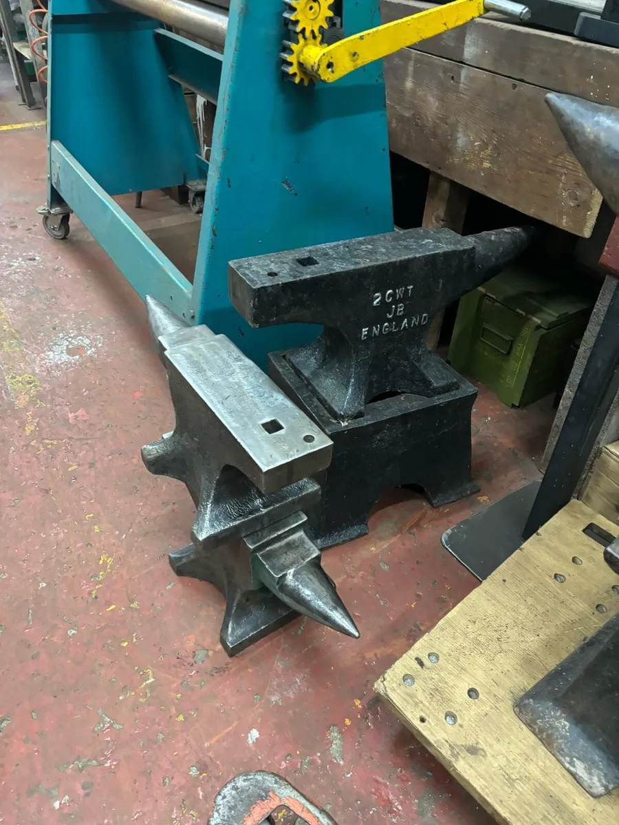 Sweedish and British anvils. - Image 4