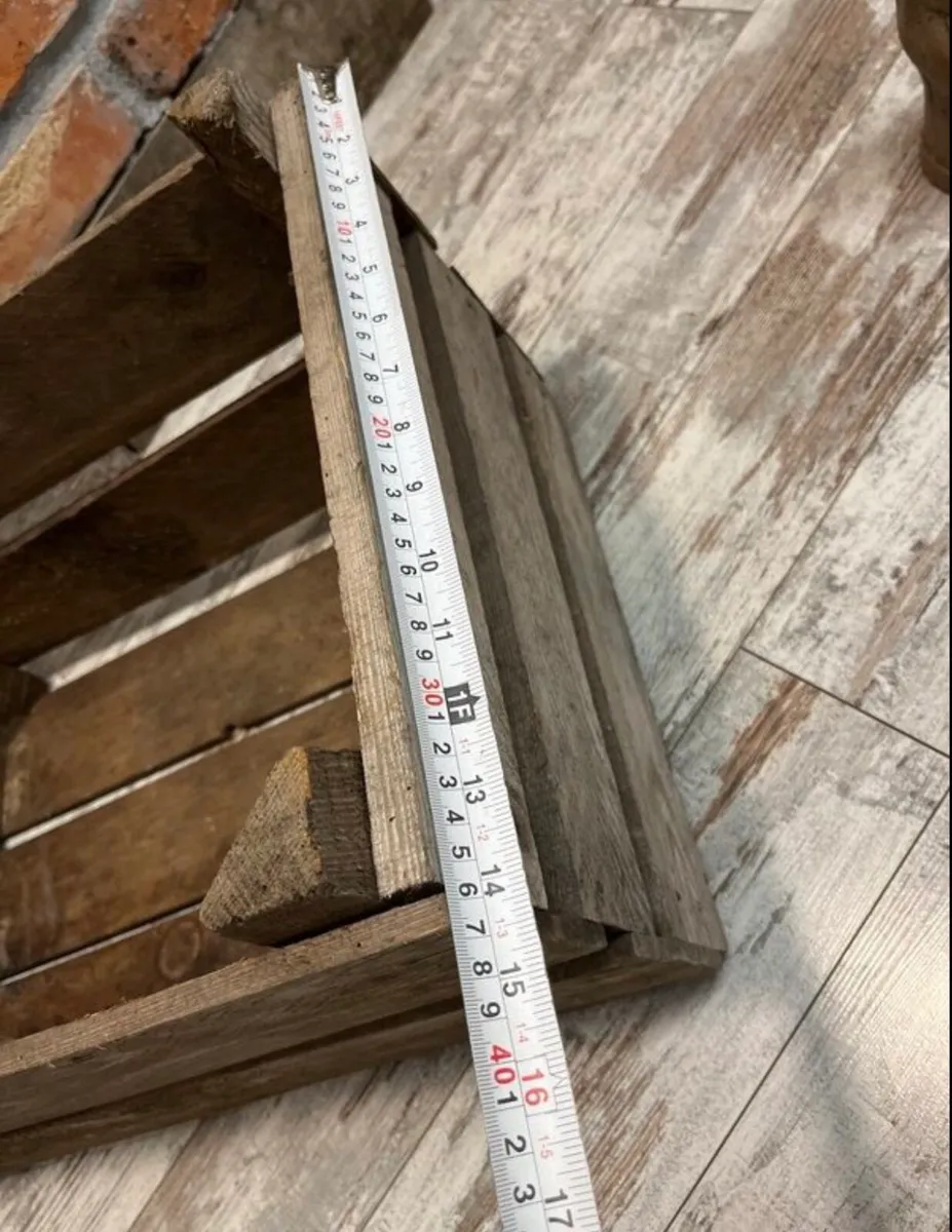 Vintage wood box - Image 3