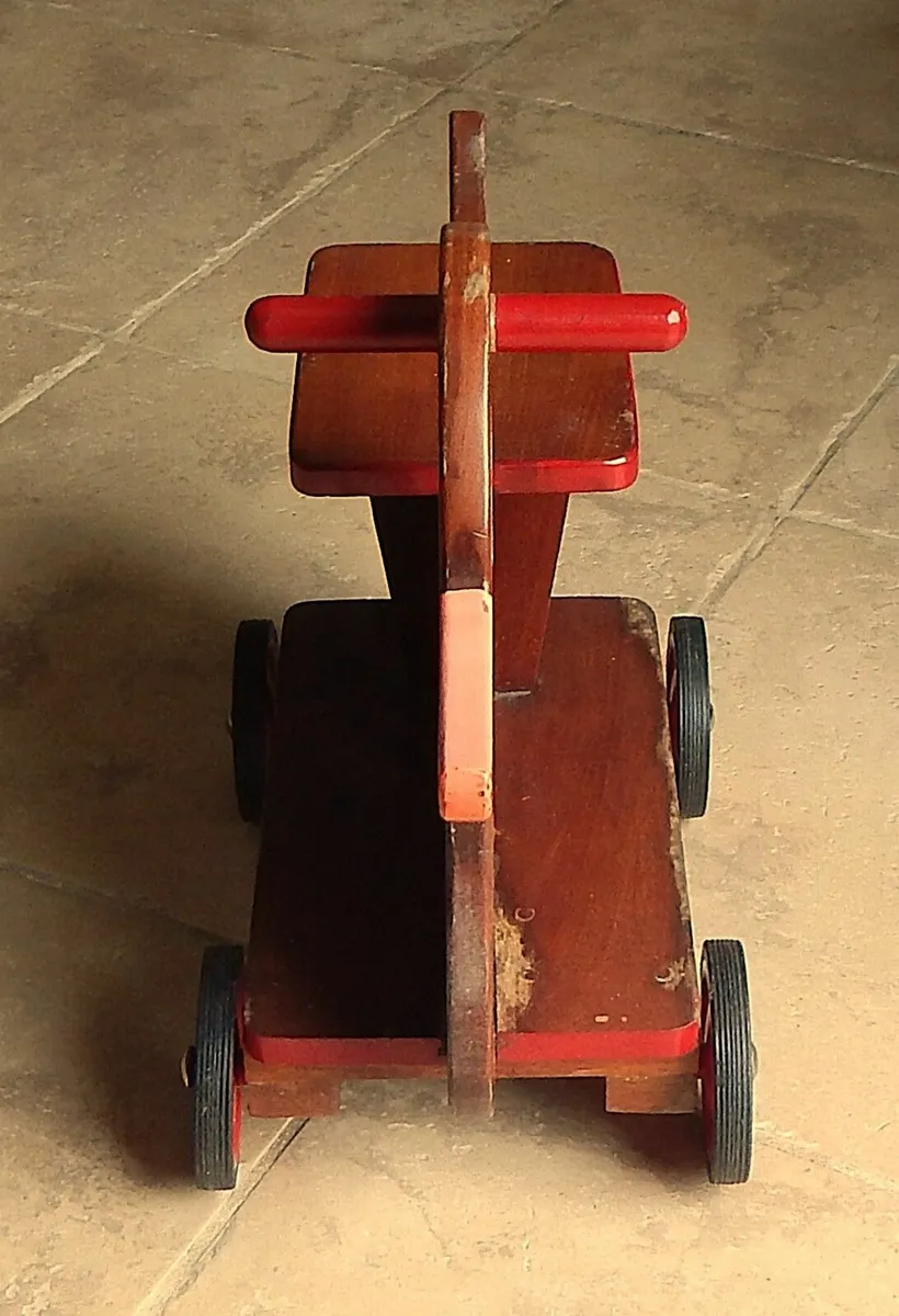 Vintage Child’s Ride-On Wooden Duck Toy - Image 4