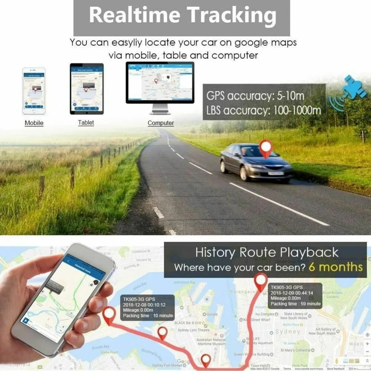 GPS Tracker with Magnet for Real-Time Tracking - Image 3