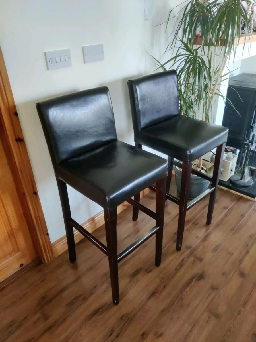 Two bar stools - Image 1