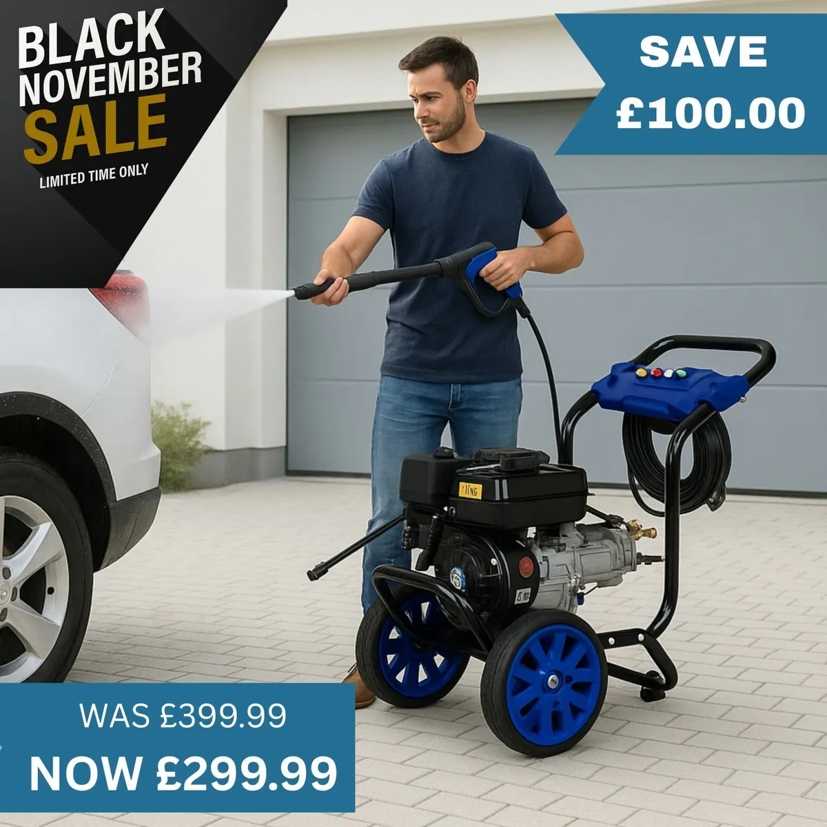 7HP Petrol Pressure Washer