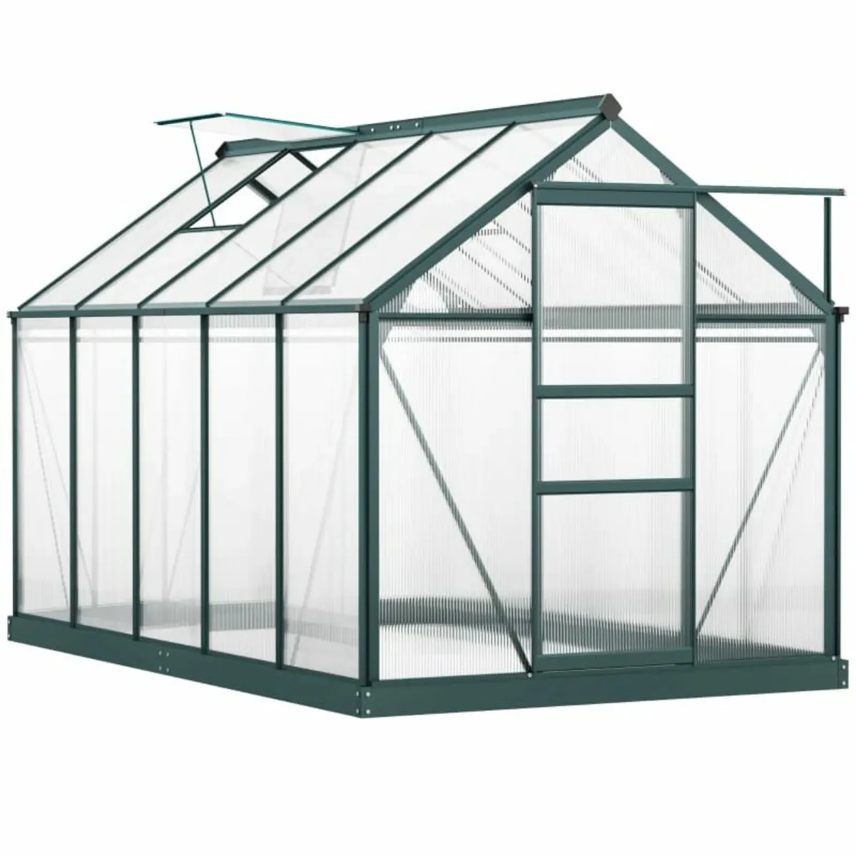6 x 10ft Polycarbonate Greenhouse - Large Walk-In - Image 1