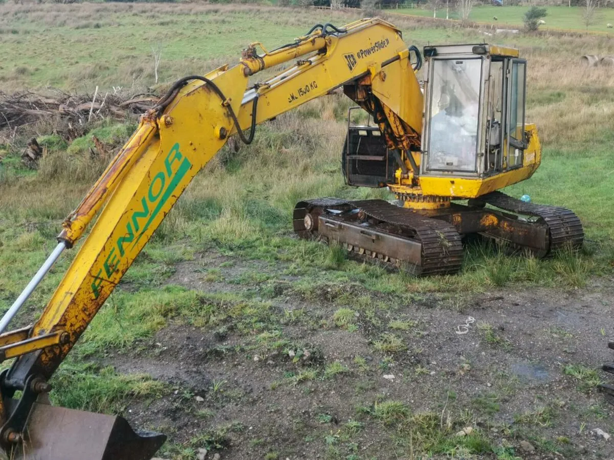 Jcb 814 super digger excavator - Image 1