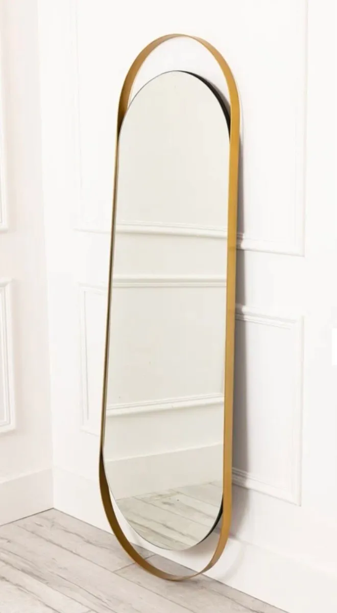 Gold 1.5M Dressing Mirror - Image 1