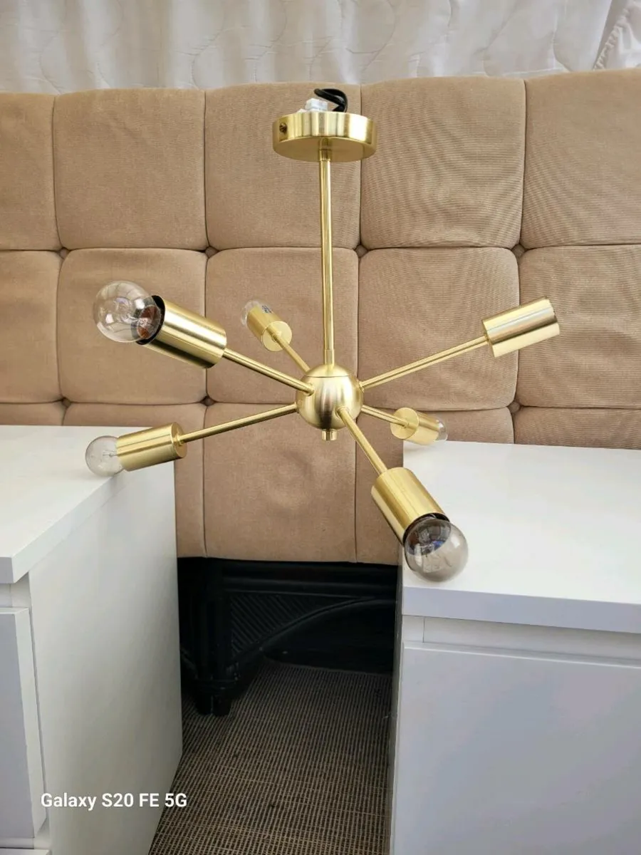 Bed lockers   .double headboard  light fitting. - Image 1