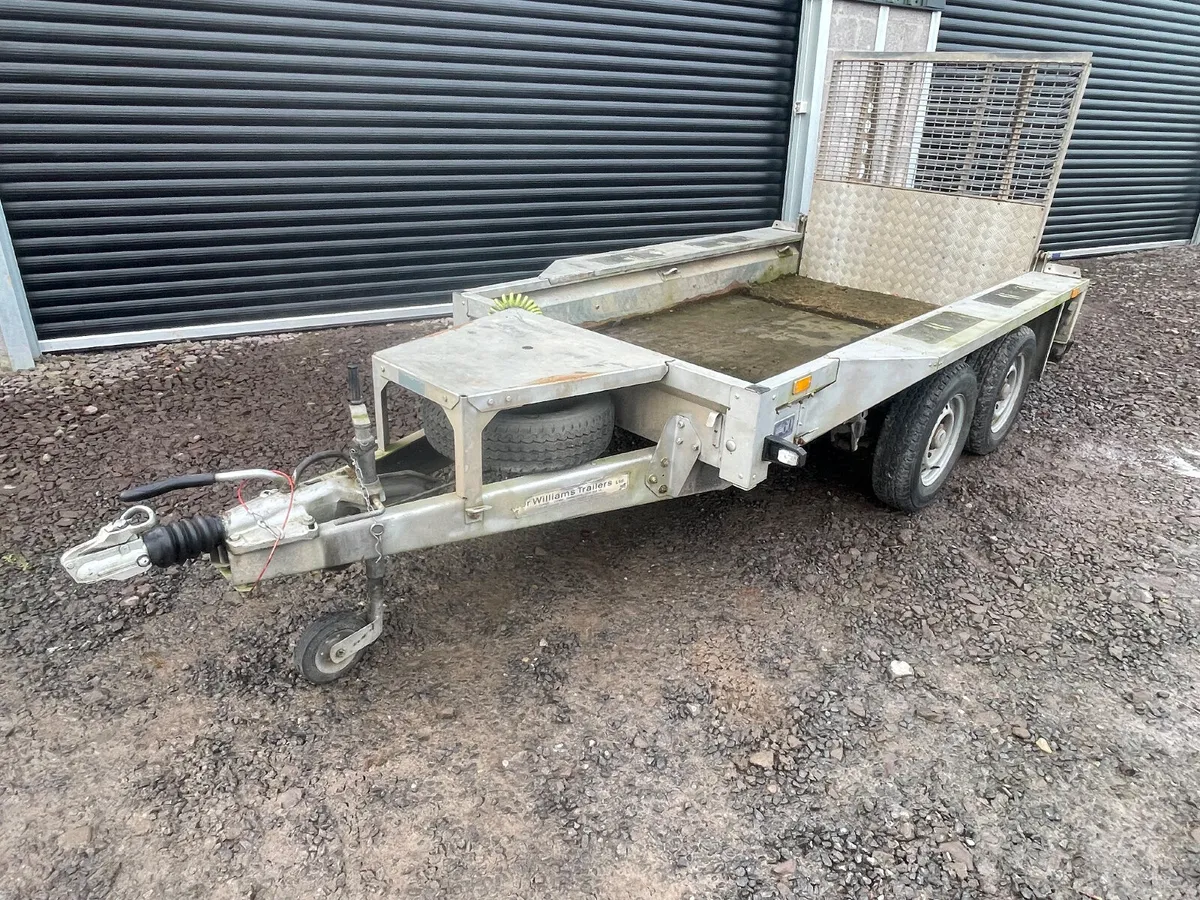 Ifor Williams 8x4 plant trailer - Image 1