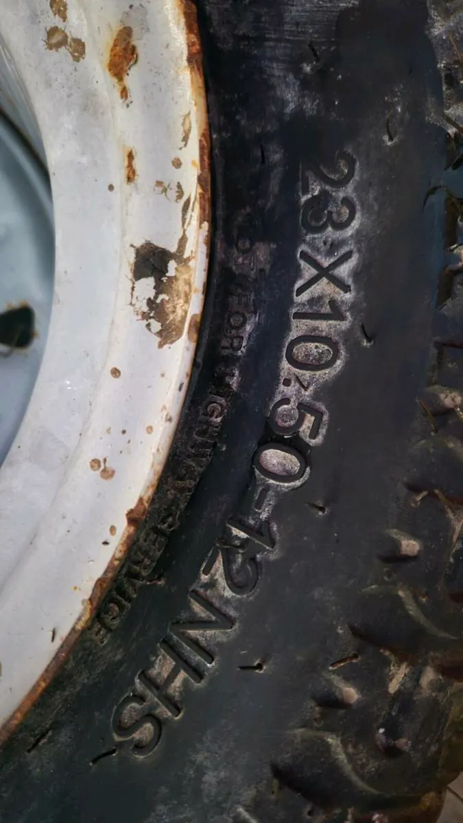 Quad lawnmower tyre wheel - Image 4