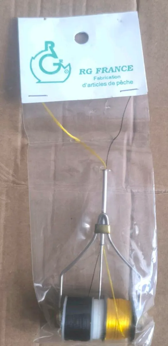 Double/twin bobbin holder for fly tying RG France - Image 1