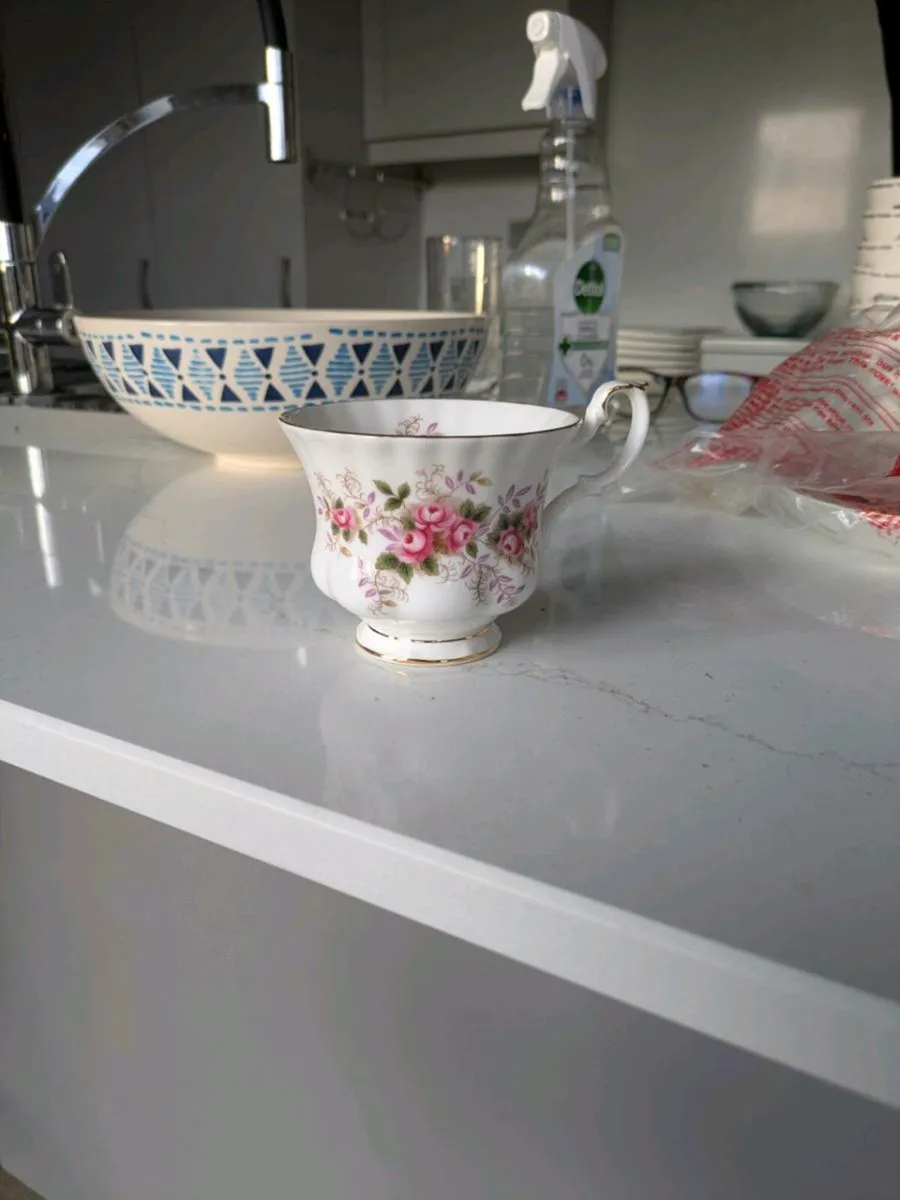 Lavender rose tea set - Image 4