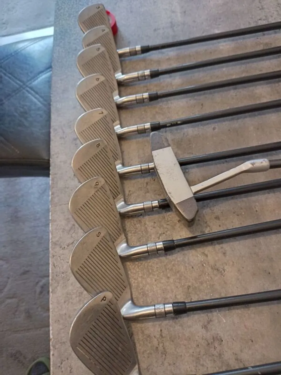 Palmer golf irons and putter. Right handed clubs - Image 3