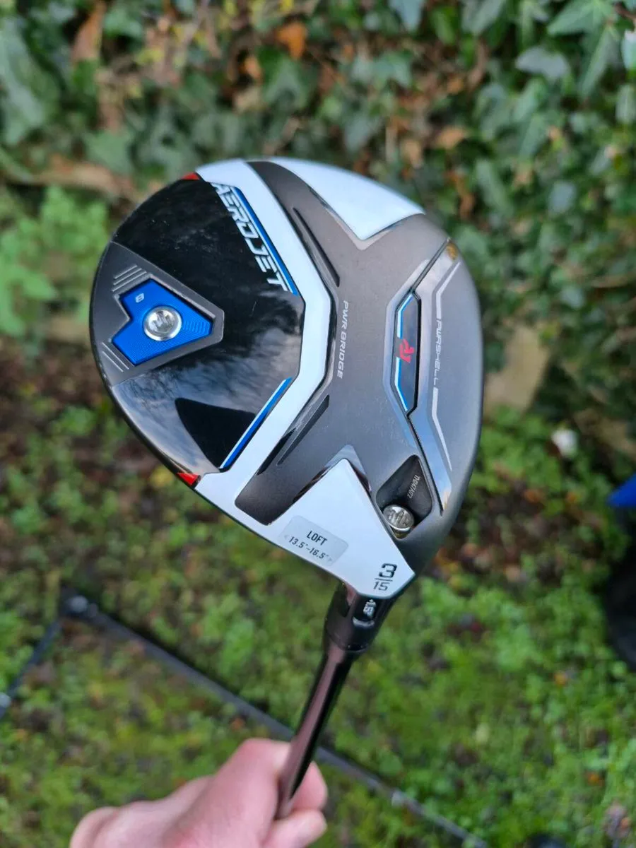 NEW COBRA AEROJET 3 WOOD 15 DEGREE STIFF - Image 1