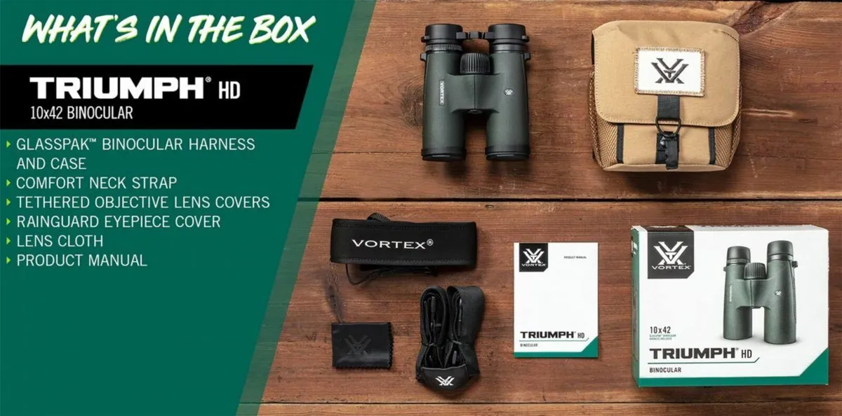 Vortex | 10×42 Triumph HD Binoculars - Image 2