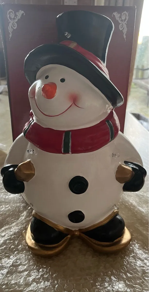 Christmas World LED Snowman Decoration - Image 1
