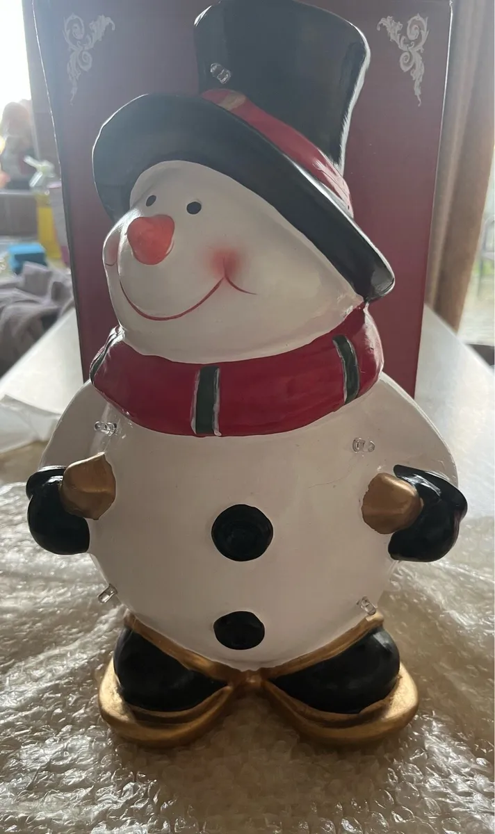 Christmas World LED Snowman Decoration - Image 3