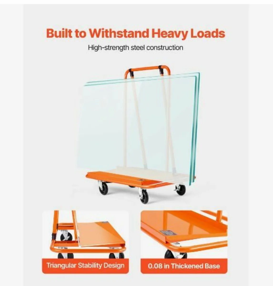 Drywall Cart Dolly, 816 kg Load Capacity - Image 2