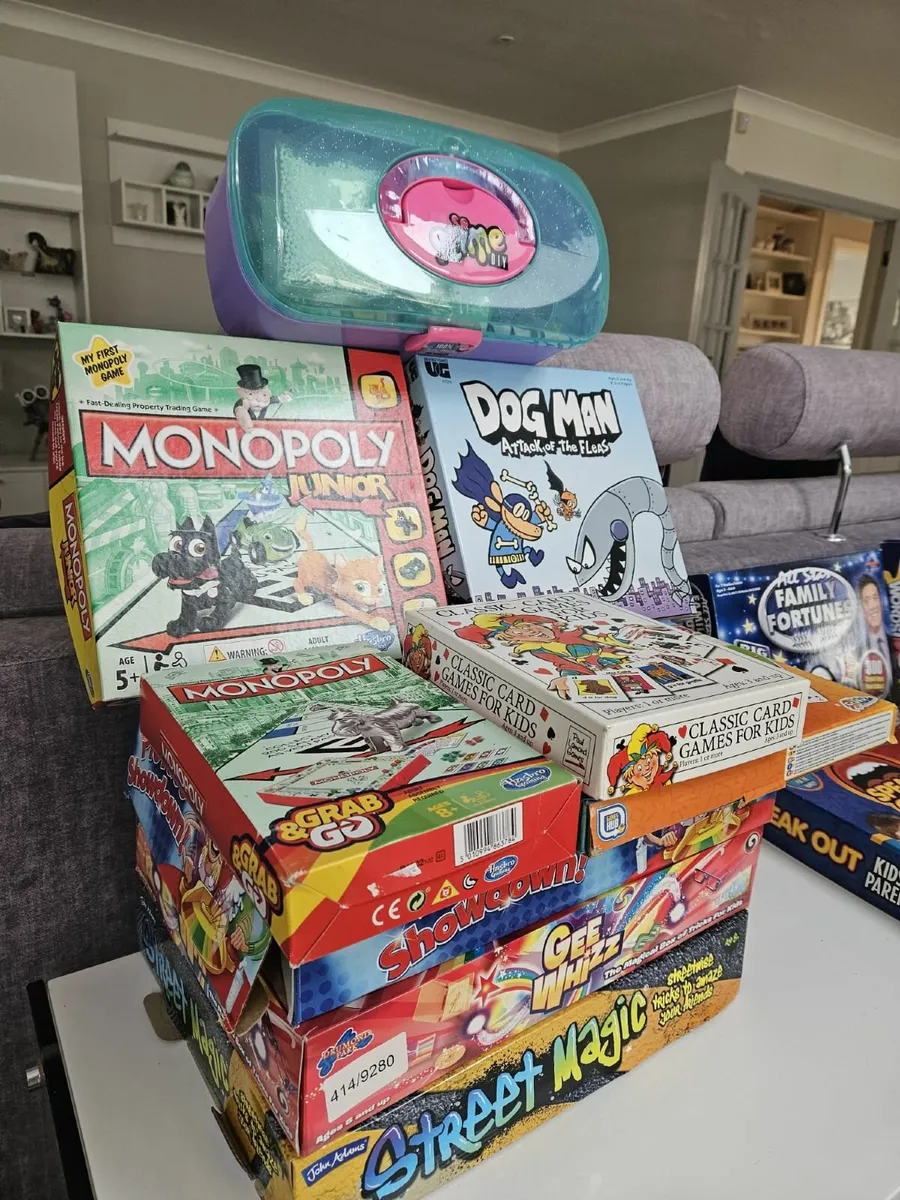 Bumper Set of Board Games & Magic Sets - 9 Items - Image 1