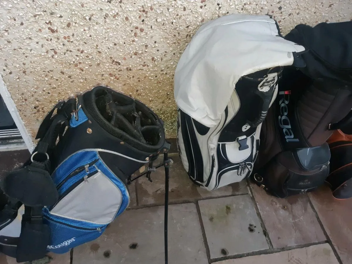 Few old bags Lot and few old clubs Sell as lot - Image 2