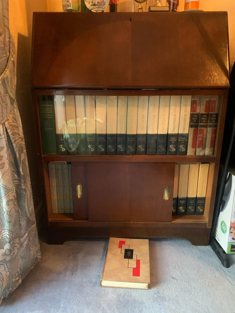 Writing Book Case with Encyclopaedias
