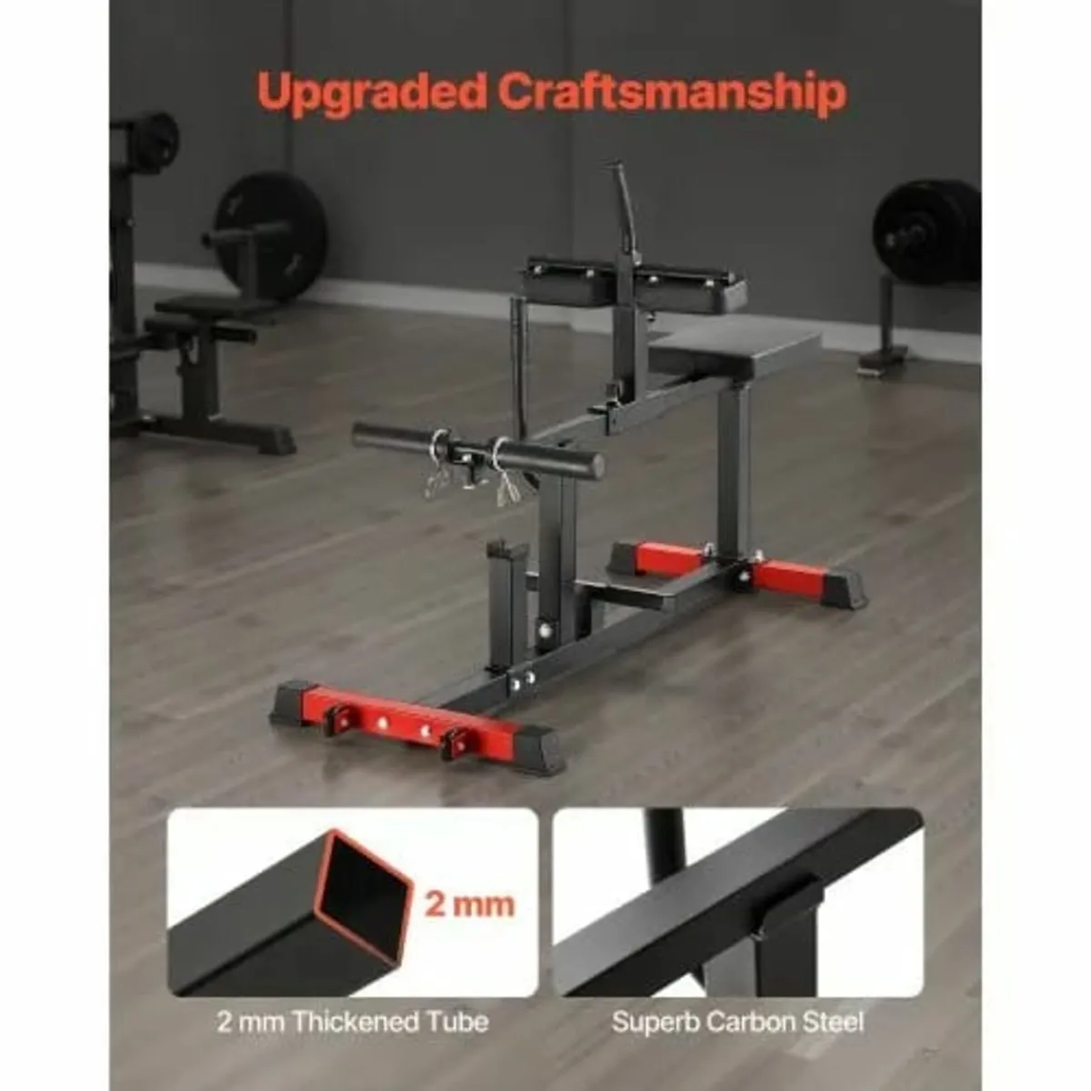 Seated Calf Machine, 440 LBS Capacity Calf Raise M - Image 4