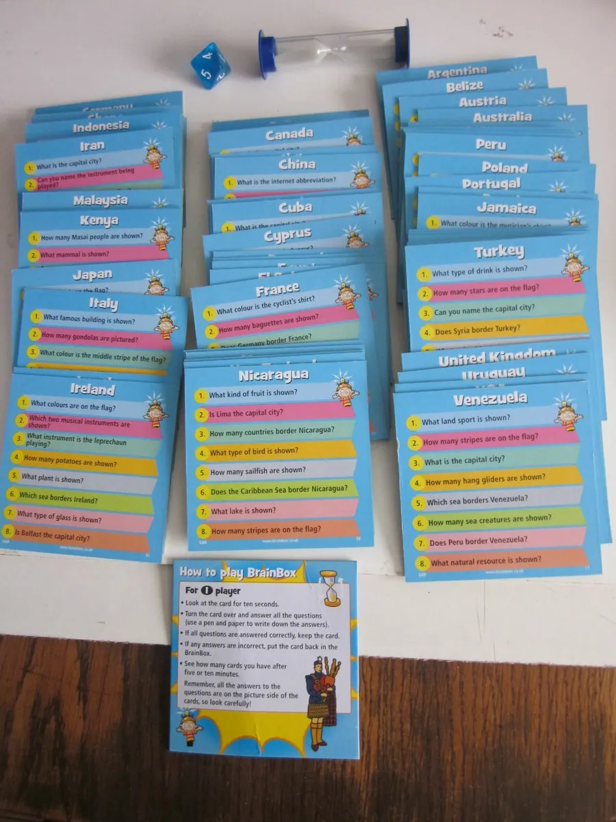 Brain Box The World Family Quiz Card Game - Image 4