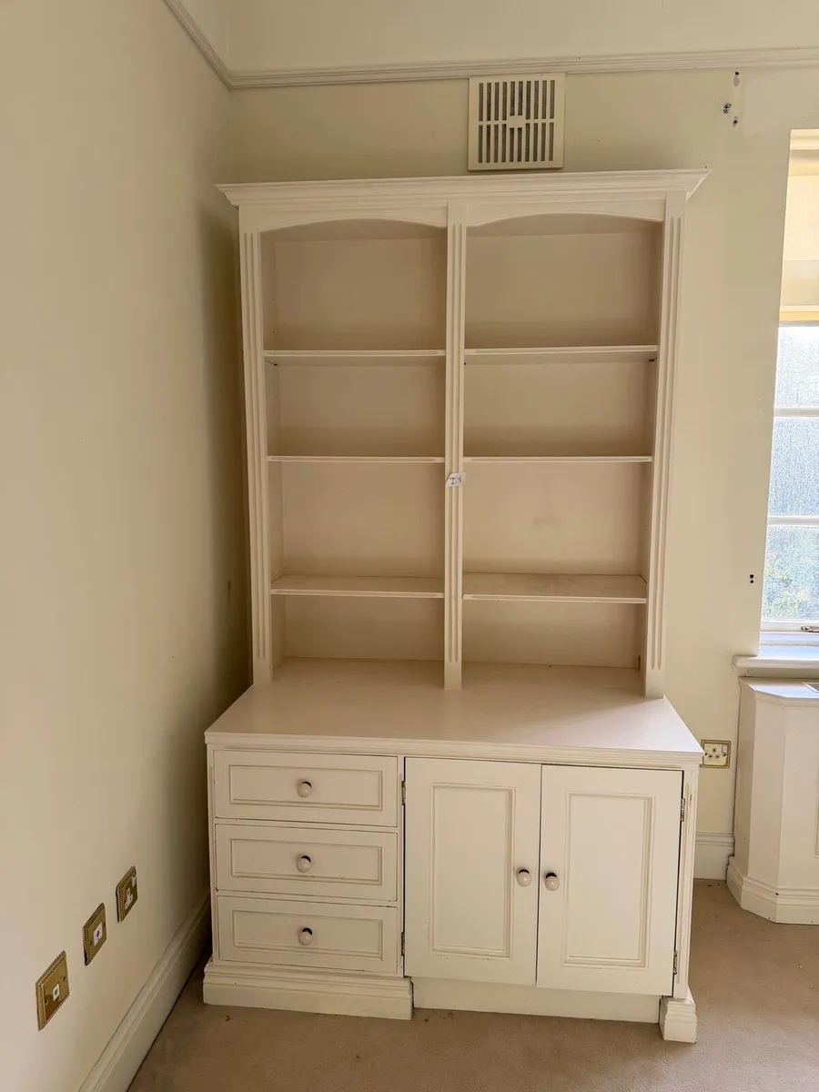 White storage cabinet - Image 1